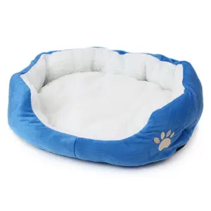 Grosir Pabrik bantal hewan peliharaan mewah hangat tempat tidur hewan peliharaan anjing dan kucing lembut