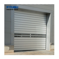 YUOU porte industrielle enroulable rapide spirale alu, dure, auto, sécurité