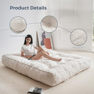 Minimalist Block Style <b>Living</b> <b>Room</b> <b>Sofa</b> With Tufted Design Foam Filling For Small Apartments - Product Image 4