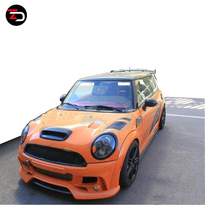 2001-2013 AG Style Body Kit with Bumpers Side Skirts Fenders Hood Spoiler For Mini R55 R56 R57
