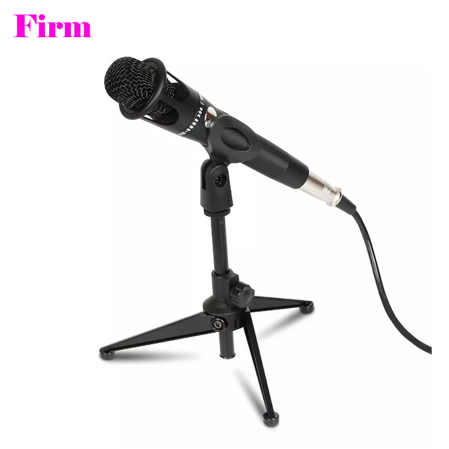 OEM Z03 Professional Portable Desktop Studio Adjustable Phone Holder Tripod Stand All-plastic Flat Mic Microphone Stand
