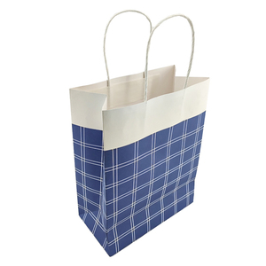 Gift Bag in Stock White Kraft <b>Paper</b> <b>Packaging</b> Bag with Handle Business Shopping Take Away Bag - Product Image 4