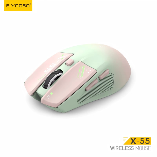 E-YOOSO 1000Hz Polling Rate Ergonomic Gaming MouseLow Power Sensor 5 Level Adjustable DPI Optical Gamer Mice for PC Laptop OEM