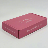 Caja de Papel de Color Personalizada, Permite la Personalización del Logotipo, Cajas de Embalaje, Material Degradable, Caja de Correo y Cajas de Regalo