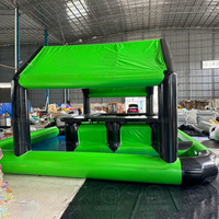 Bar gonflable mobile pour piscine – Tente de bar gonflable pour adultes, idéale pour les fêtes en extérieur, plateforme pub gonflable