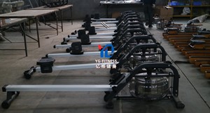 YG-R001 YG Fitness Water Rower : Appareil de <span class=keywords><strong>cardio</strong></span>-training de gym en bois pour l'entraînement cardiovasculaire et le <span class=keywords><strong>rameur</strong></span> aquatique - Product Image 4