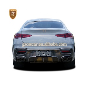 Body Kit stile Brabs in fibra di carbonio per <span class=keywords><strong>Mercedes</strong></span> Bens <span class=keywords><strong>Gle</strong></span> 63Amg Coupe bocca anteriore sfiato diffusore posteriore Spoiler scarico
