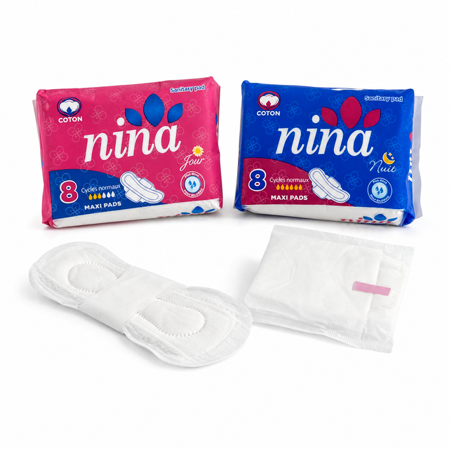Eco Friendly Ultra Thin Disposable Sanitary Napkins Biodegradable Ladies Day Night Pads Wholesale OEM Custom