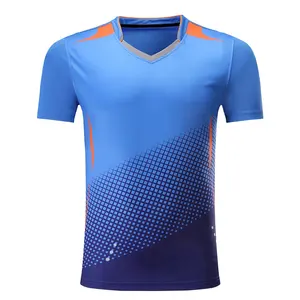 Club Team Name Custom Print Logo Design Popular Sublimated Tennis Wear Clothing Shirt Uniforms Tennis Jersey