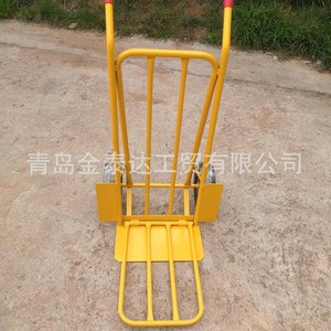Chariot pliant à 2 roues, capacité 180 kg, argent, usage industriel, chariot à outils HT1827A - Product Image 3