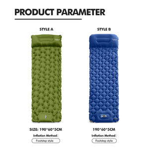 KingGear Materassino da Campeggio Gonfiabile in TPU Compatto e Ultraleggero con Pompa a Piede Integrata Tappetino da Campeggio - Product Image 3