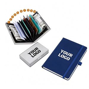 Wholesale <b>Slim</b> RFID Blocking Credit Card Holder Wallet with Custom Logo Business Promo Gift ID Card Holder - Product Image 1