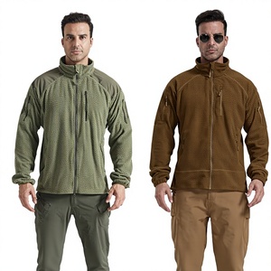 Football Lattice Fleece Sporty Plaid New Old Sports Outdoor Collar Tactical Grab Men's Charge Jacket Inner Liner <strong>Winter</strong> - Product Image 1