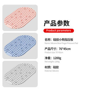 Tapis de massage pour les pieds SMOOKY Super Slow Jogging, en silicone souple, pour l'activation des méridiens, la thérapie par acupression - Product Image 5