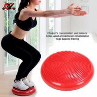CZFIT NOUVEAU Coussin d'équilibre gonflable épaissi anti-explosion pour Pilates en PVC avec pompe, qualité garantie, unisexe