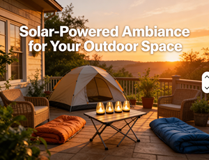 Bougie solaire d'extérieur, bougies chauffe-plat réutilisables, du crépuscule à l'aube, lumière blanche chaude, chauffe-plat solaire pour décoration de lanterne, lot de 4 - Product Image 2