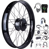 Kit de Conversion de vélo Ebike de haut rang vélo électrique 500w 1000w moteur de moyeu Kit de vélo électrique Ebike avec batterie en option