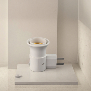 Portalámparas Vertical Plano con Rosca E27 240V, Adaptador de Enchufe Eléctrico, Marca GUANGLI, Certificación CE ROSH - Product Image 2