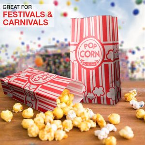 Sacs en papier personnalisés avec logo imprimé pour frites, bonbons, pain, popcorn, snacks, micro-ondes, à emporter, chips, pop-corn, emballage alimentaire, acceptés - Product Image 1