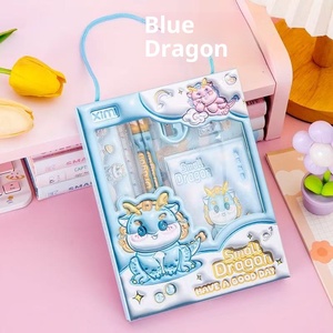 Hotselling a buon mercato cartone animato Kawaii Back to School Cartoon cancelleria 6 pezzi Set regalo di cancelleria scuola per la fornitura di studenti - Product Image 2