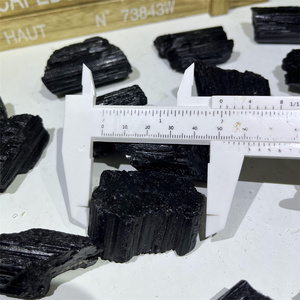Factory <strong>Wholesale</strong> Natural <strong>Raw</strong> Black Tourmaline Specimen <strong>Crystal</strong> Irregular Gem for Healing Decoration - Product Image 4