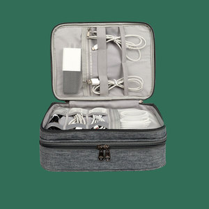 2024 nuova borsa <span class=keywords><strong>portatile</strong></span> Organizer per cavi <span class=keywords><strong>da</strong></span> <span class=keywords><strong>viaggio</strong></span> impermeabile organizer custodia dati usb cavo porta cosmetici per viaggi - Product Image 4