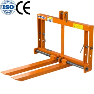 Horquillas para Paletas de Enganche Rápido de 3 Puntos, Implementos y Accesorios Ajustables para Tractores Agrícolas Compatibles con Kubota / <span class=keywords><strong>John</strong></span> Deere - Product Image 2