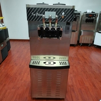 Machine à glace molle commerciale 3 saveurs