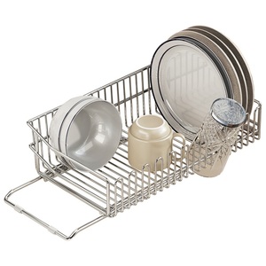 304 Stainless Steel Standing Type Double Tier Modern Kitchen Sink Mounted <b>Dish</b> Drain <b>Rack</b> - Product Image 5