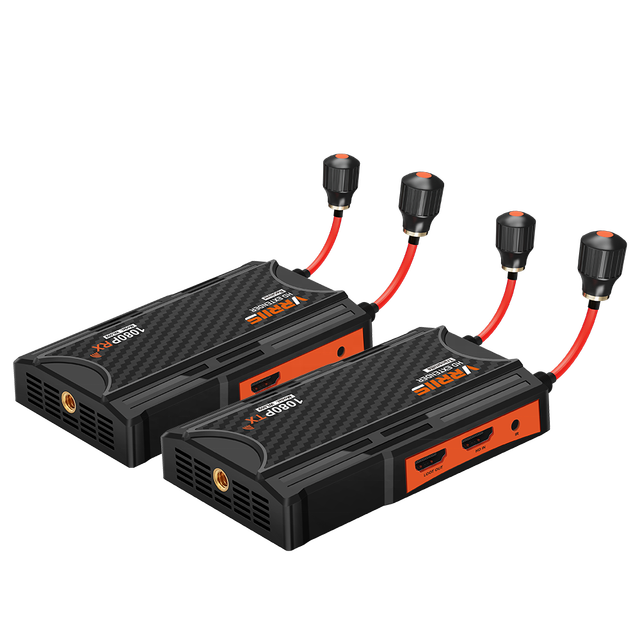 Portable Wireless Video Extender 5.8Ghz 300M 1080P Wireless Transmitter Receiver Support One-to-many for SLR Cameras PC to TV