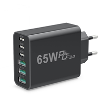 Chargeur mural rapide magnétique multi-ports HNT ODM OEM 65W PD QC3.0 3A3C 6 ports avec certification CE FCC pour téléphone portable