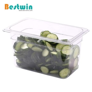 Plateau de stockage de nourriture en plastique profond de 6 ''Polycarbonate PC Gastronorm Container 1/4 Gn Pan pour <span class=keywords><strong>Restaurant</strong></span> - Product Image 2