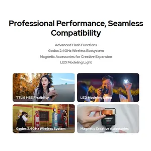 Flash pour appareil photo Godox <span class=keywords><strong>IFlash</strong></span> IT32 TTL avec montage magnétique, déclencheur flash sans fil X5 pour appareil photo Sony Nikon Canon Fujifilm Olympus - Product Image 5