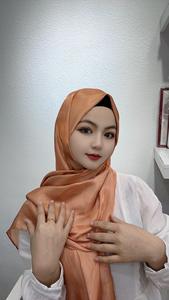 도매 실버 와이어 디자인 민족 두건 기성품 머리 스카프와 말레이시아 히잡에 국가 터번 숄 주식 - Product Image 3