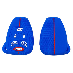 Housse de clé de voiture en gel de silicone haut de gamme pour Chrysler avec motif nid d'abeille imprimé pour <span class=keywords><strong>Dodge</strong></span> Grand <span class=keywords><strong>Caravan</strong></span> et Journey - Product Image 3