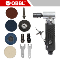 DOTING DT-7033 Meuleuse pneumatique professionnelle de haute qualité 22000 tr/min, kit avec interrupteur à gâchette 1/4 3mm 6mm et échappement frontal