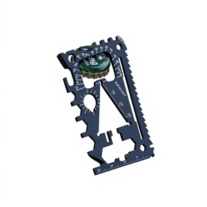 Carte multi-outils 18-en-1 en acier inoxydable renforcé pour l'aventure en pleine nature, système portable EDC avec ouvre-boîte pour la randonnée et le camping - Product Image 1