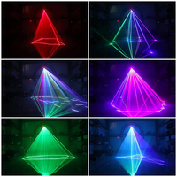 Projecteur laser professionnel 500MW RGB pleine couleur DMX512 avec scanner de faisceau pour DJ, discothèque, mariage, spectacle sur scène