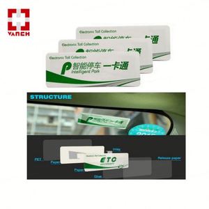 RFID UHF 110*40mm Anti-Tampering Fragile Labels Windshield Sticker for Vehicle Tracking System - Product Image 3