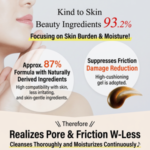 AkaraN Gel Limpiador Negro Caliente 150g |   Desmaquillante Calmante con Retinol |   Cuidado Exfoliante para los Poros |   Limpiador Profundo Hidratante |   Modelo - Product Image 3