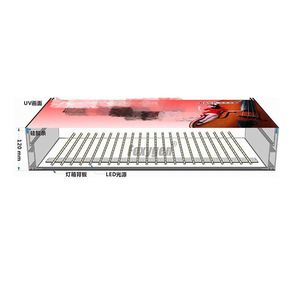 Boîte lumineuse 3D pour arrêt de <span class=keywords><strong>bus</strong></span>, boîte lumineuse intelligente au sol/boîte lumineuse rotative, publicité, profil en aluminium, boîte lumineuse, cadre en aluminium - Product Image 1