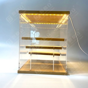 Boîte de présentation en acrylique transparent YAGELI YGL-ash037 tendance avec éclairage, pour exposition uniquement, épaisseur personnalisable, échantillon gratuit disponible - Product Image 3