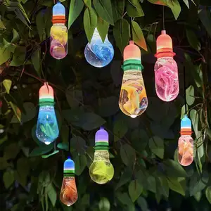 Outdoor holiday festival decoration pendant lighting colorful christmas waterproof LED RGB hanging bulb lights