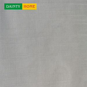 Venta al por mayor 2 paneles diseño de flores país de origen ojal superior 3D jacquard blanco gasa cortina transparente <span class=keywords><strong>para</strong></span> la sala de estar - Product Image 1
