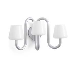 Lámpara de pared HAY Apollo con 3 cabezales LED E27 y pantalla de ópalo para sala de estar, dormitorio, pasillo, hotel - Product Image 5