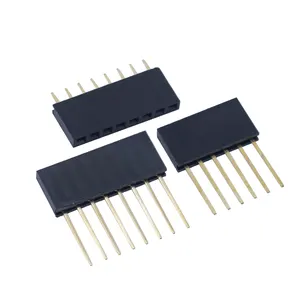 2.54 pin tiêu đề kết nối hàng duy nhất 2.54 mét Pitch 6pin 8Pin 10pin SMD tiêu đề kết nối