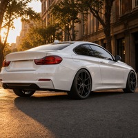 Jante en alliage forgé 5x112 à rayons profonds concaves, finition noir mat, compatible avec BMW Série 4 F32 F36