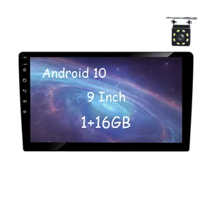 Lecteur multimédia multifonctionnel GPS Navigation Auto Radio Stereo Music Video Android Double Din 9 pouces 1 + 16GB Car Multimedia Player - Product Image 1