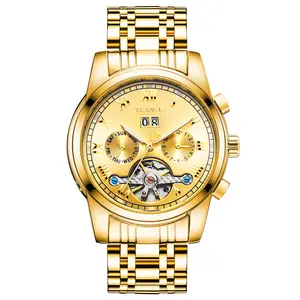 2019 Tevise 9005D Jam Tangan Otomatis Mekanis Watch Tourbillon Jam Tangan Pria