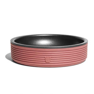 Plato doble de terracota para alimentar mascotas con base antideslizante para gatos y perros - Product Image 3